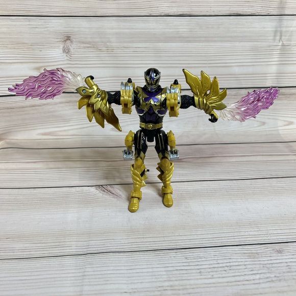 VTG Bandai 2 Action Figures 1994 Goldar & 2005 Mystic Force Black Power Rangers - Picture 14 of 16